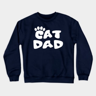 Cat Dad Logo Crewneck Sweatshirt